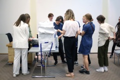 Alicja Krzykwa, "Struktura ułatwiająca studentom przeprowadzki - studium funkcji i formy" Promotor: prof ASP dr hab. Bogumiła Jóźwicka, recenzent: dr Paweł Gełesz fot. T.Kwiatkowski