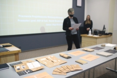 Maja Dziubek, "Autorski system warsztatów introligatorskich wraz z zestawem narzędzi wspomagających"  Promotor: prof. ASP dr hab. Marek Średniawa, fot. T.Kwiatkowski