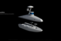 Michał Jarzębowski „Autonomiczny robot rzeczny. Integracja technologii z naturalnymi procesami hydrologicznymi”, promotor: dr Paweł Gełesz